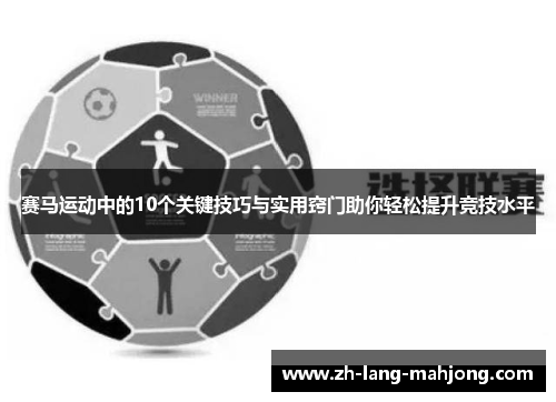 赛马运动中的10个关键技巧与实用窍门助你轻松提升竞技水平 赛马运动中的10个关键技巧与实用窍门助你轻松提升竞技水平